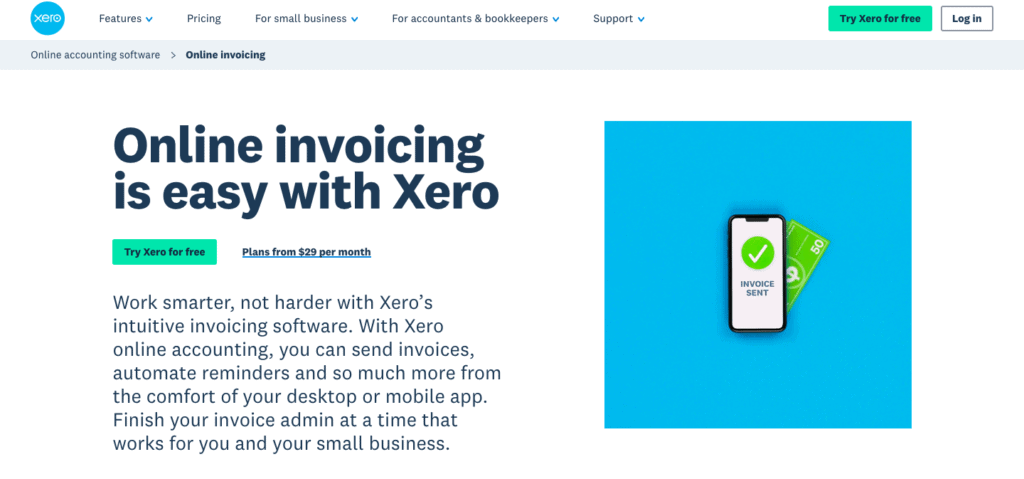 Source: Screen capture of Xero MY official website